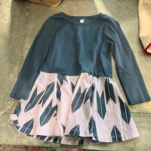 Tea dress, blue and purple.  Size 2